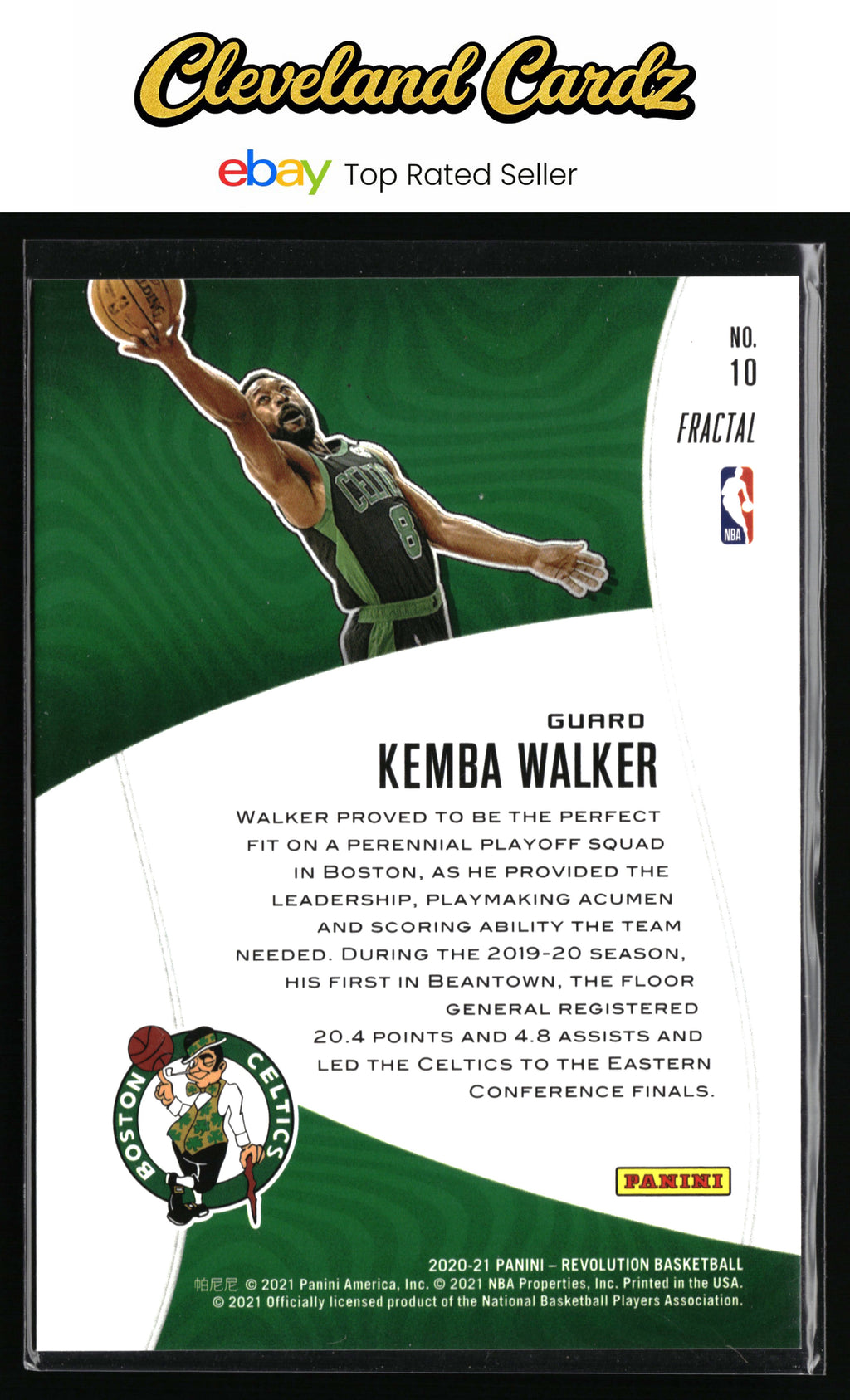 2020-21 Panini Revolution #10 Kemba Walker Shock Wave