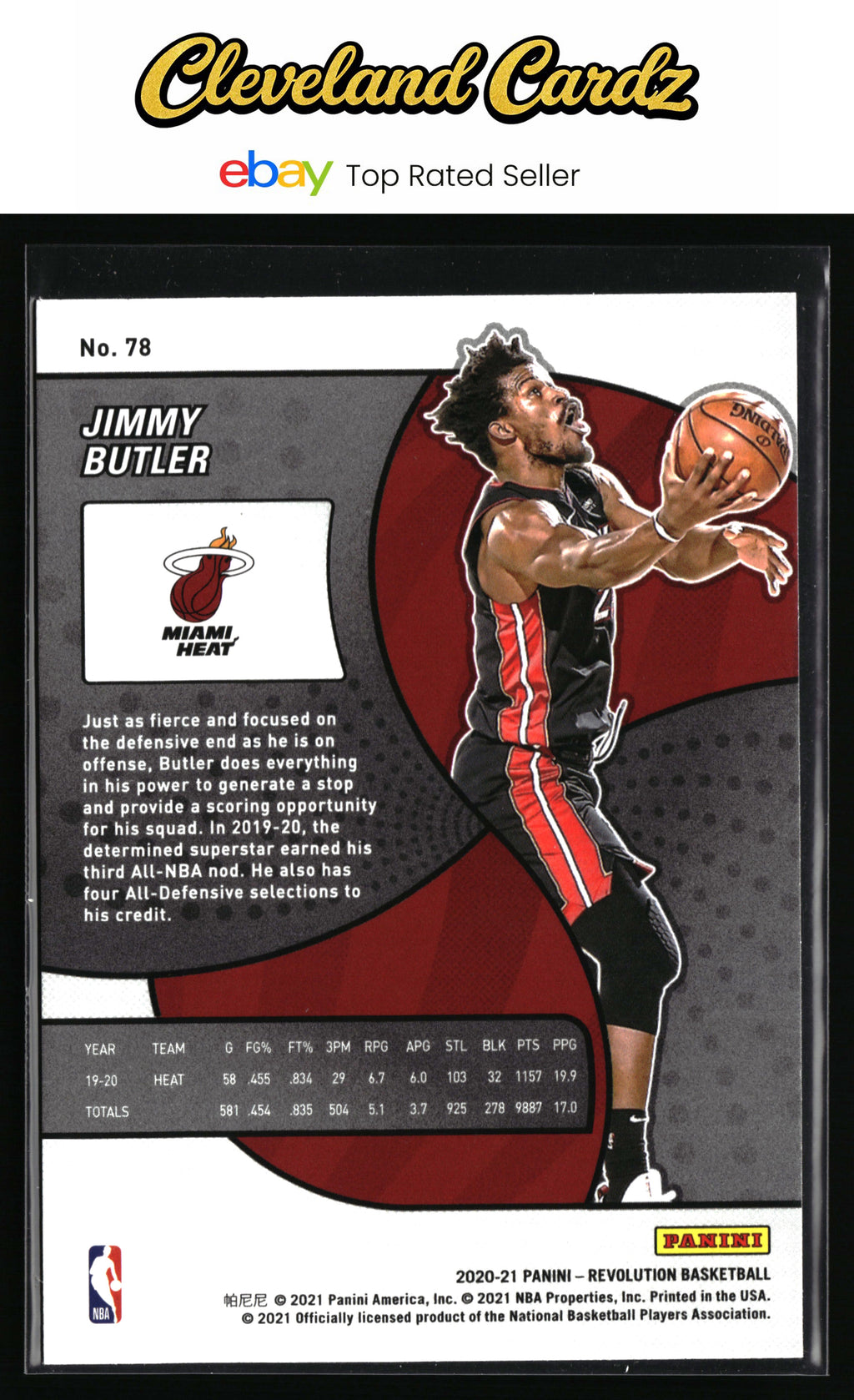 2020-21 Panini Revolution #78 Jimmy Butler