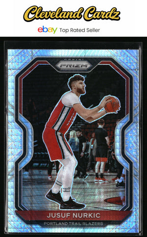 2020-21 Panini Prizm #91 Jusuf Nurkic Hyper Prizm