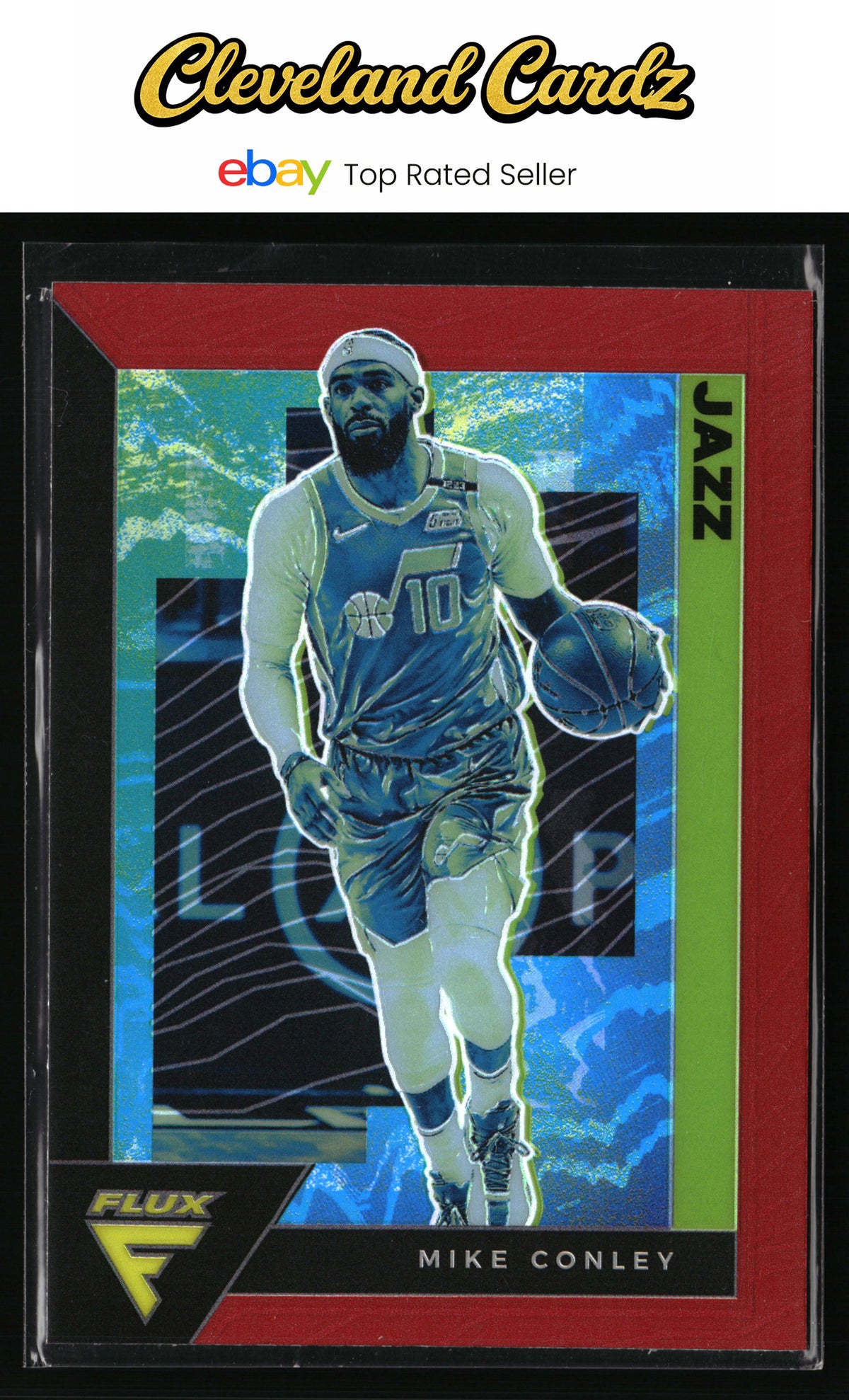 2020-21 Panini Flux #171 Mike Conley Red Prizm