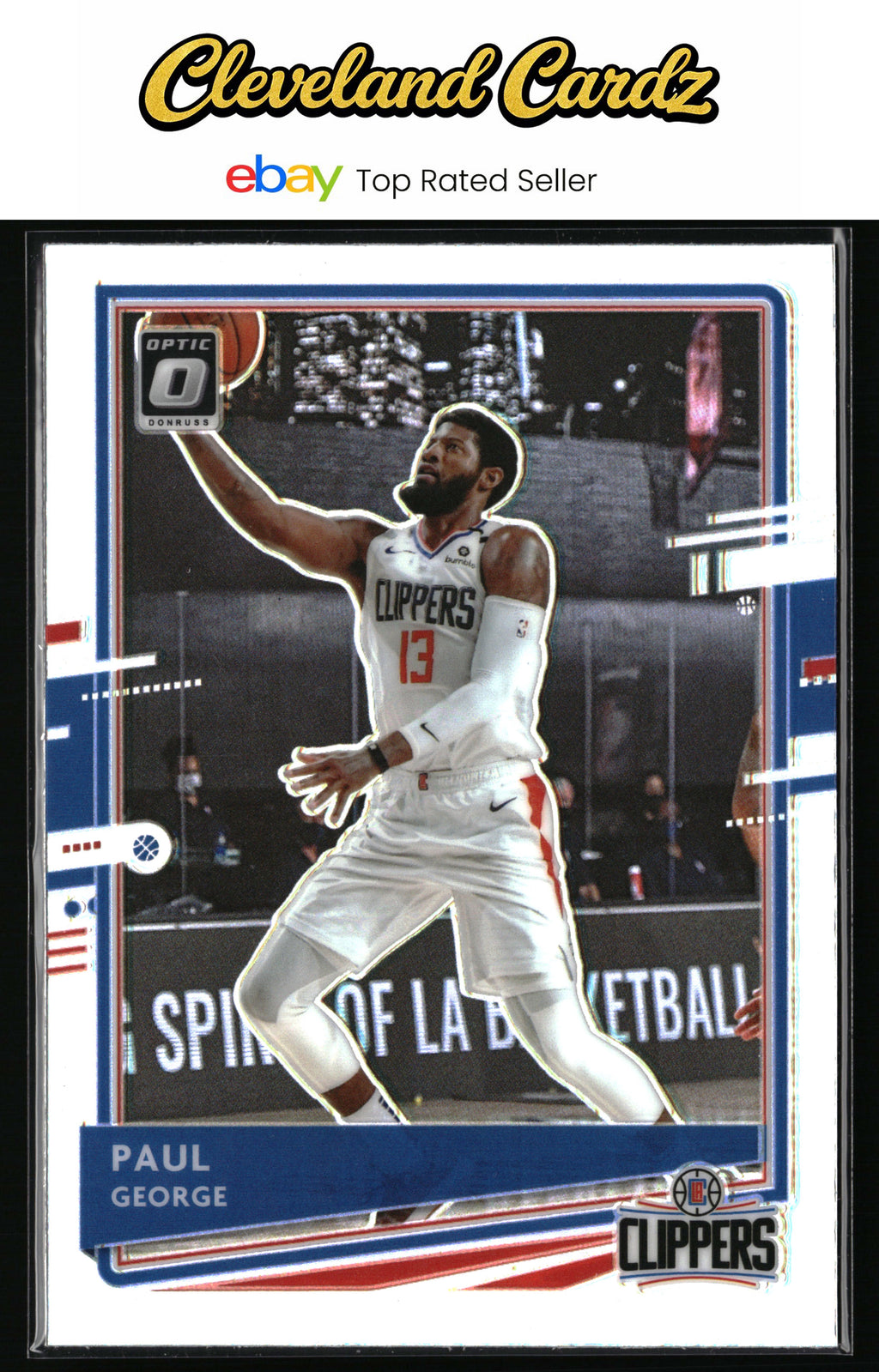 2020-21 Donruss Optic #3 Paul George Prizm