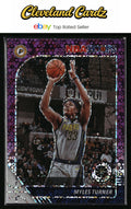 2019-20 Hoops Premium Stock #77 Myles Turner Prizms Purple Disco