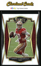 2020 Panini Select #117 Jimmy Garoppolo Silver Prizm