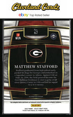 2022 Panini Select Draft Picks #67 Matthew Stafford Blue