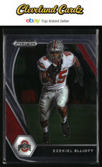 2021 Panini Prizm Draft Picks Collegiate #87 Ezekiel Elliott