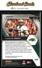 2021 Panini Prizm Draft Picks Collegiate #13 Carson Wentz