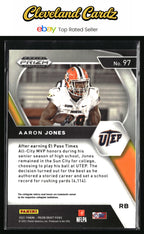 2021 Panini Prizm Draft Picks Collegiate #97 Aaron Jones