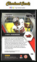 2021 Panini Prizm Draft Picks Collegiate #86 James Robinson