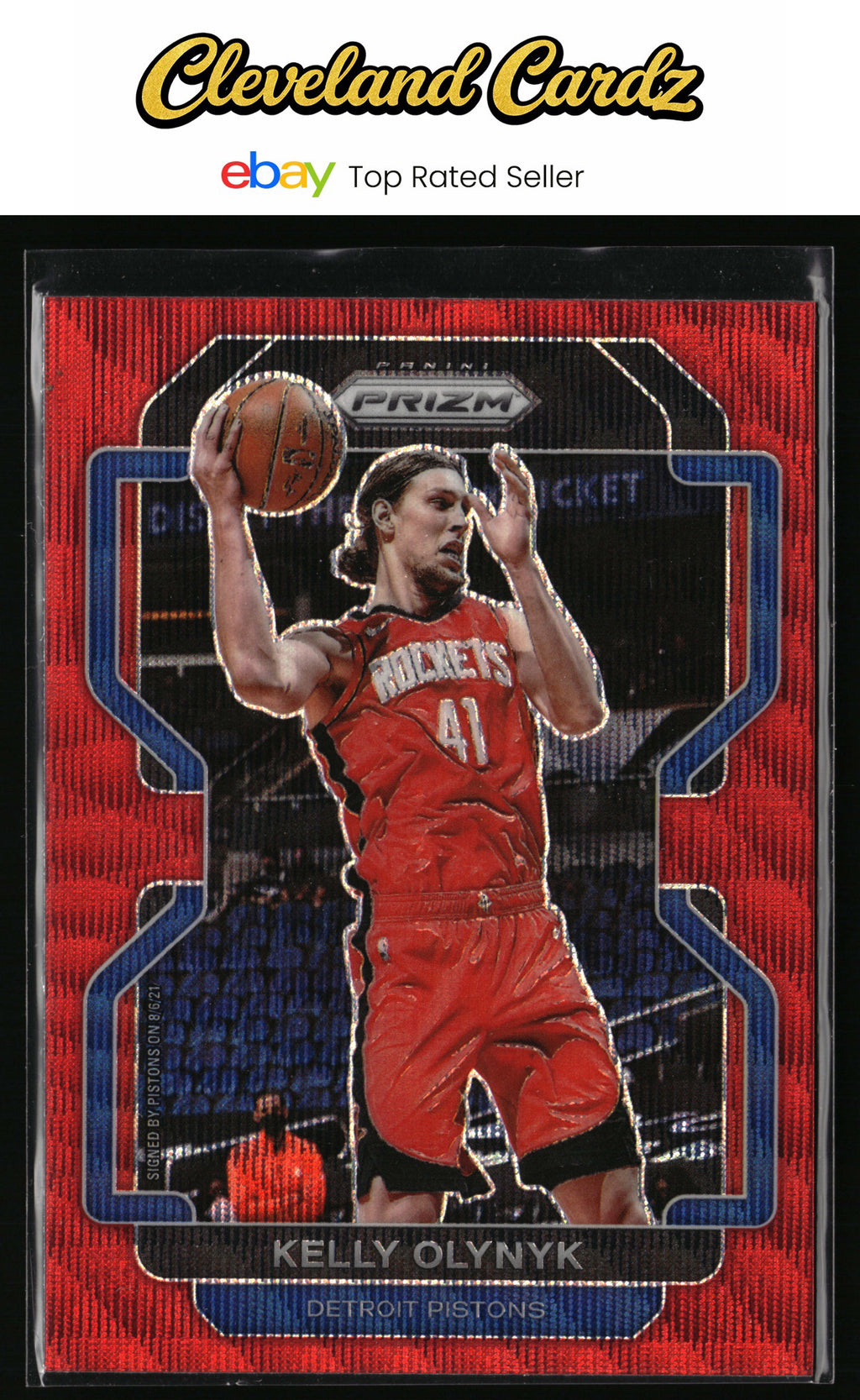2021-22 Panini Prizm #150 Kelly Olynyk Ruby Wave
