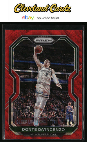 2020-21 Panini Prizm #50 Donte DiVincenzo Ruby Wave Prizms