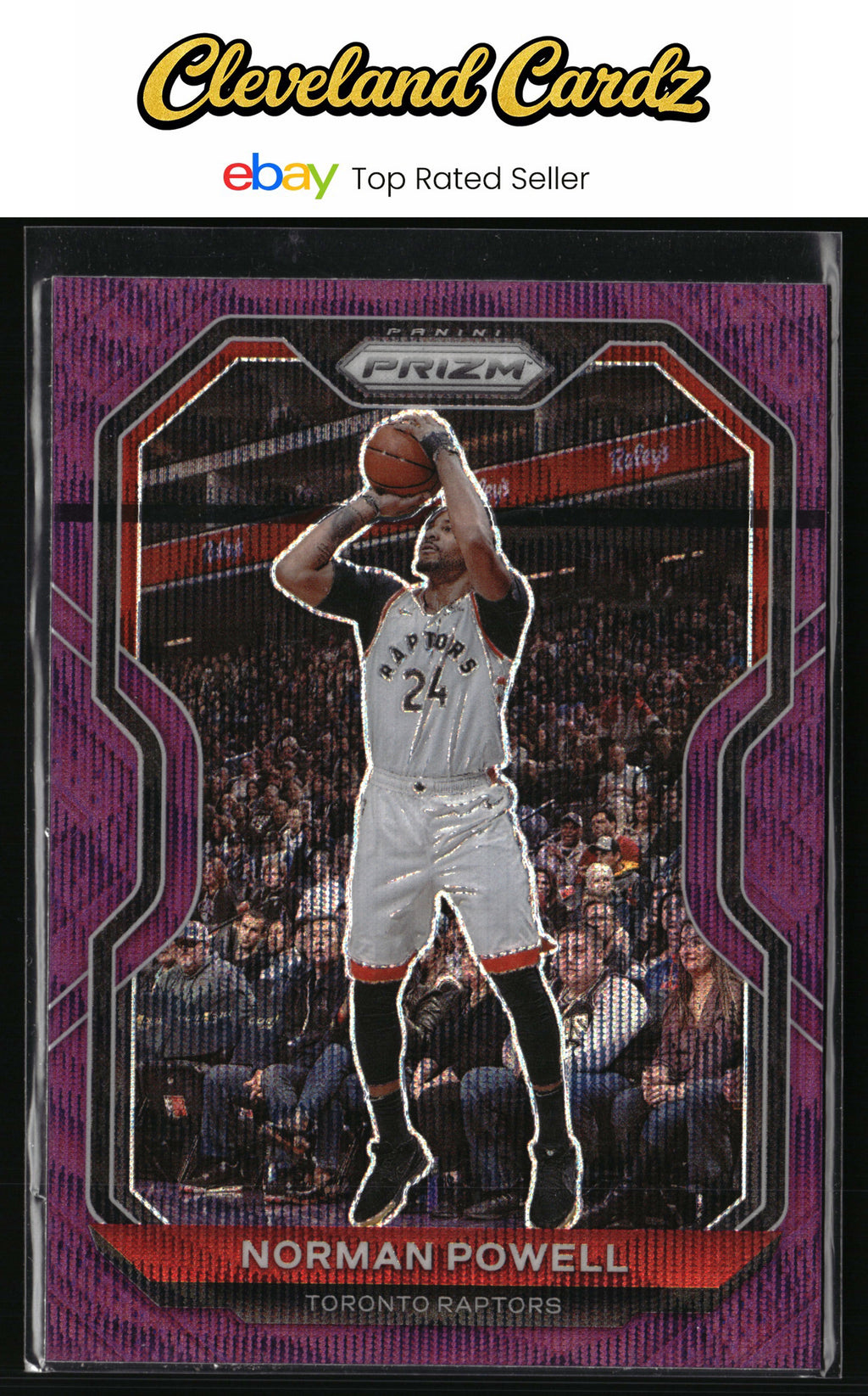 2020-21 Panini Prizm #157 Norman Powell Purple Wave Prizms