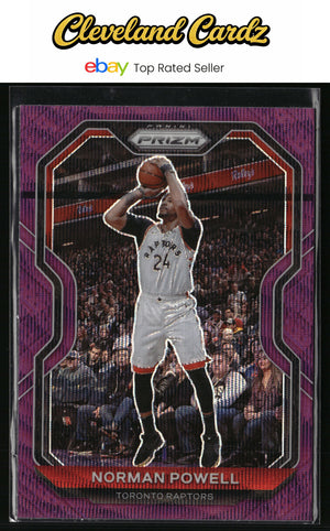 2020-21 Panini Prizm #157 Norman Powell Purple Wave Prizms