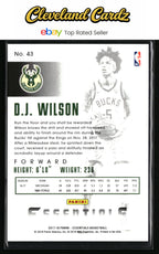 2017-18 Panini Essentials #43 D.J. Wilson