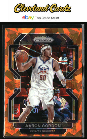 2021-22 Panini Prizm #217 Aaron Gordon Orange Ice