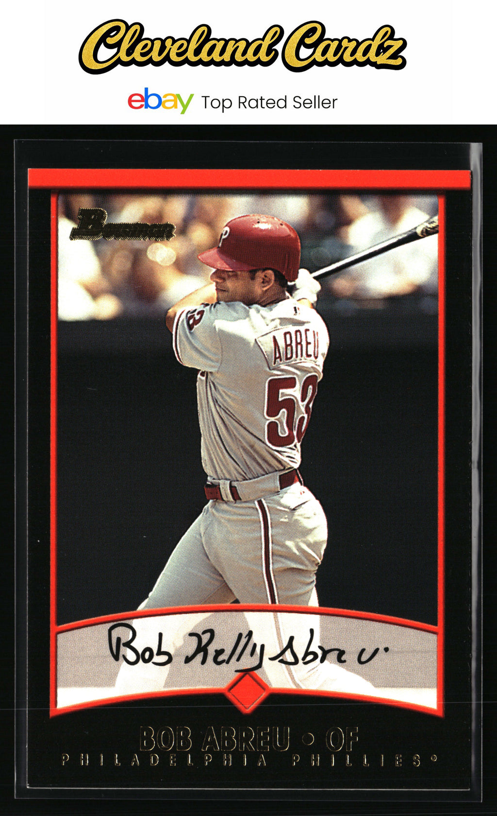 2001 Bowman #104 Bob Abreu