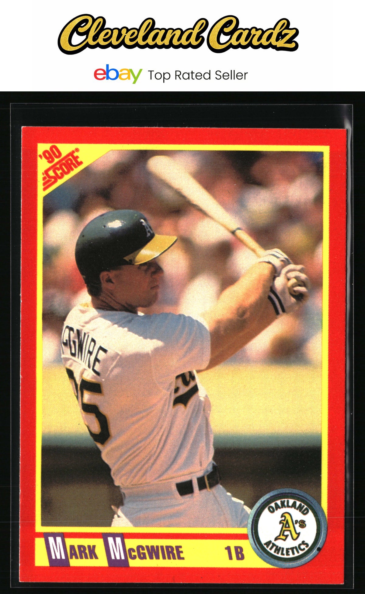 1990 Score #385 Mark McGwire