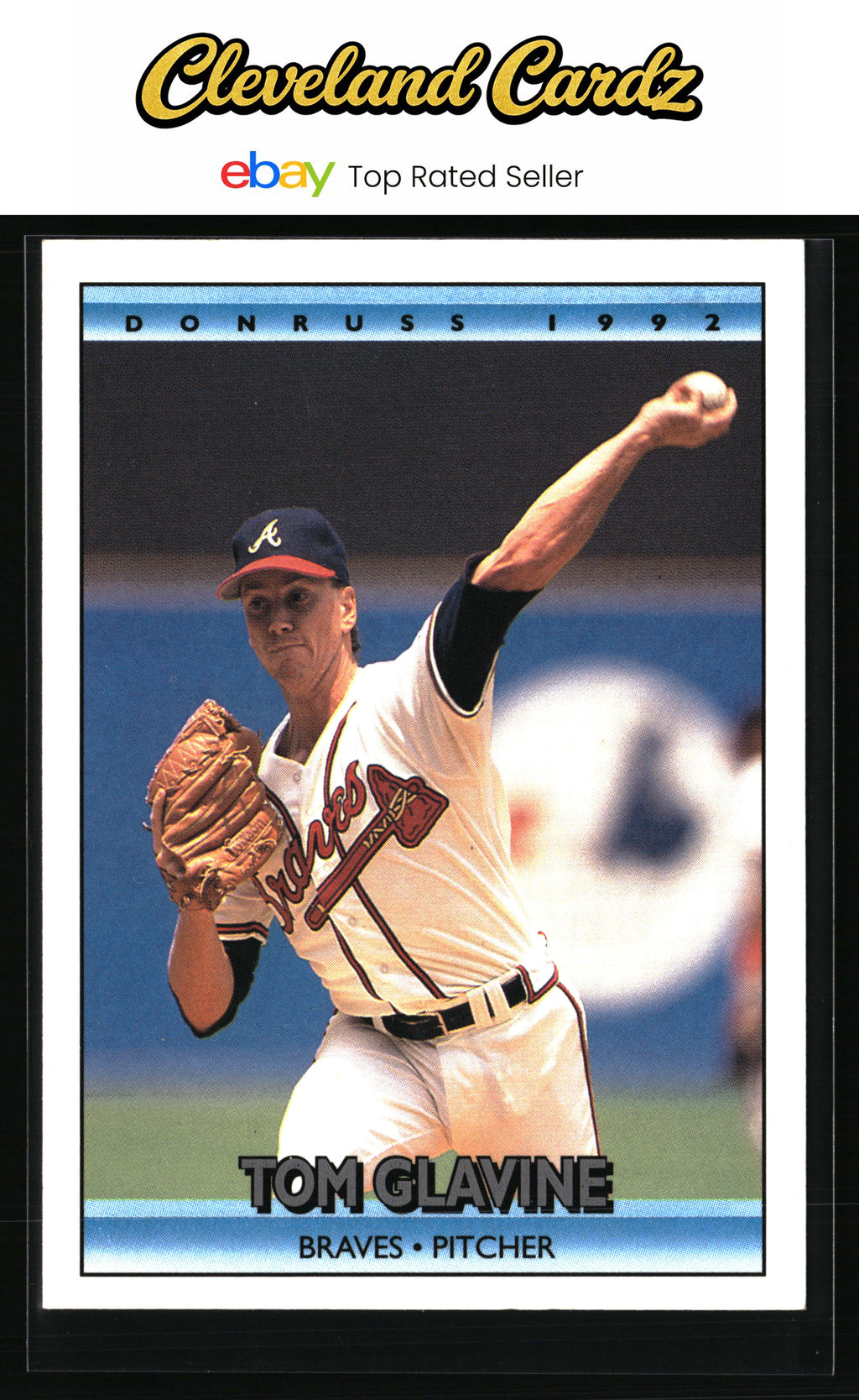 1992 Donruss #629b Tom Glavine