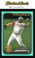 2024 Topps #157 Trent Grisham Aqua COLOR MATCH