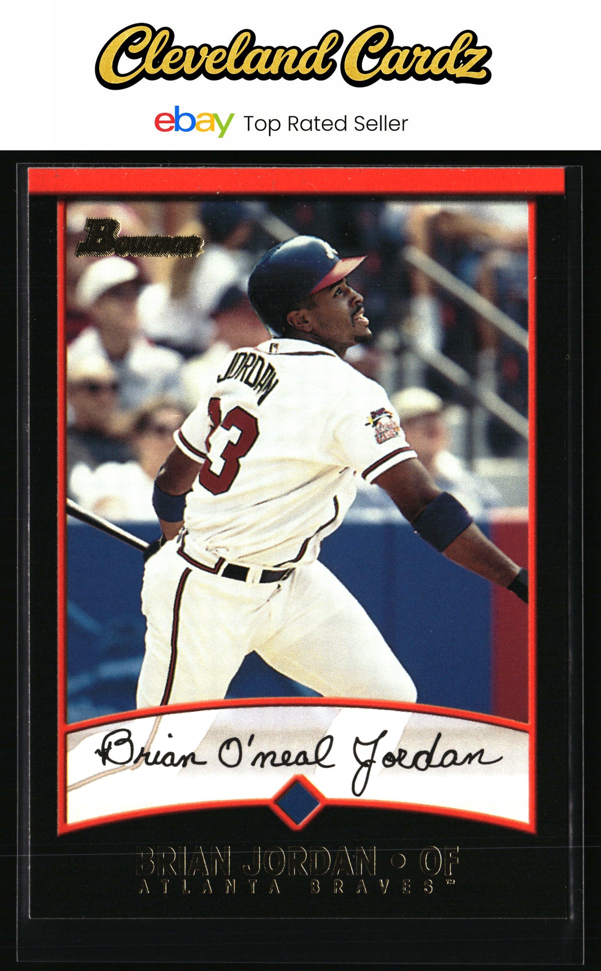 2001 Bowman #126 Brian Jordan