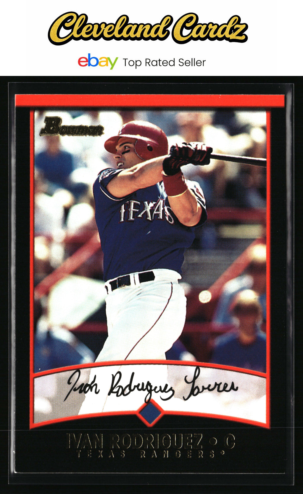 2001 Bowman #110 Ivan Rodriguez
