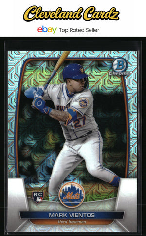 2023 Bowman #55 Mark Vientos Mojo Refractors