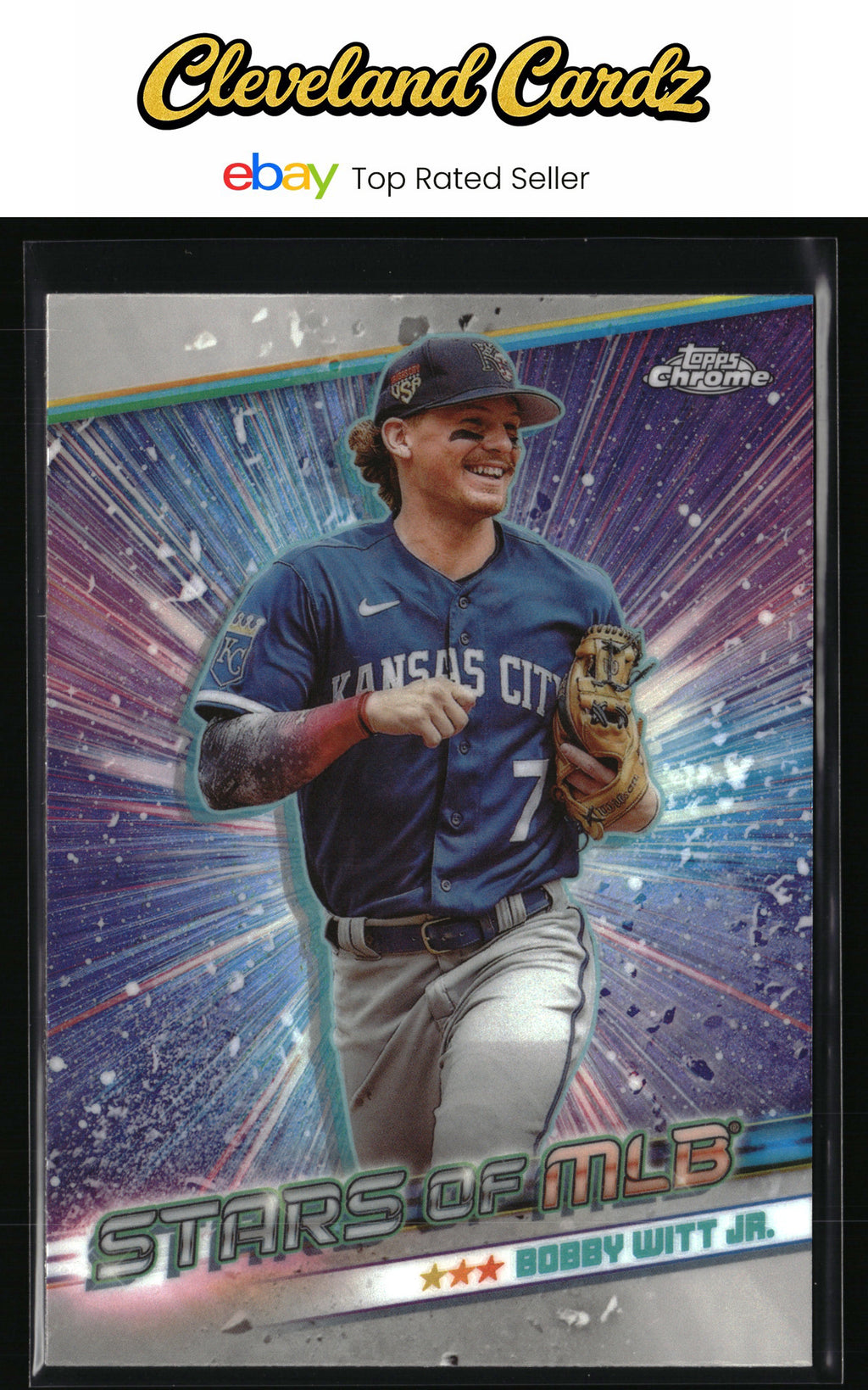 2024 Topps #CSMLB-17 Bobby Witt Jr. Stars of MLB Chrome