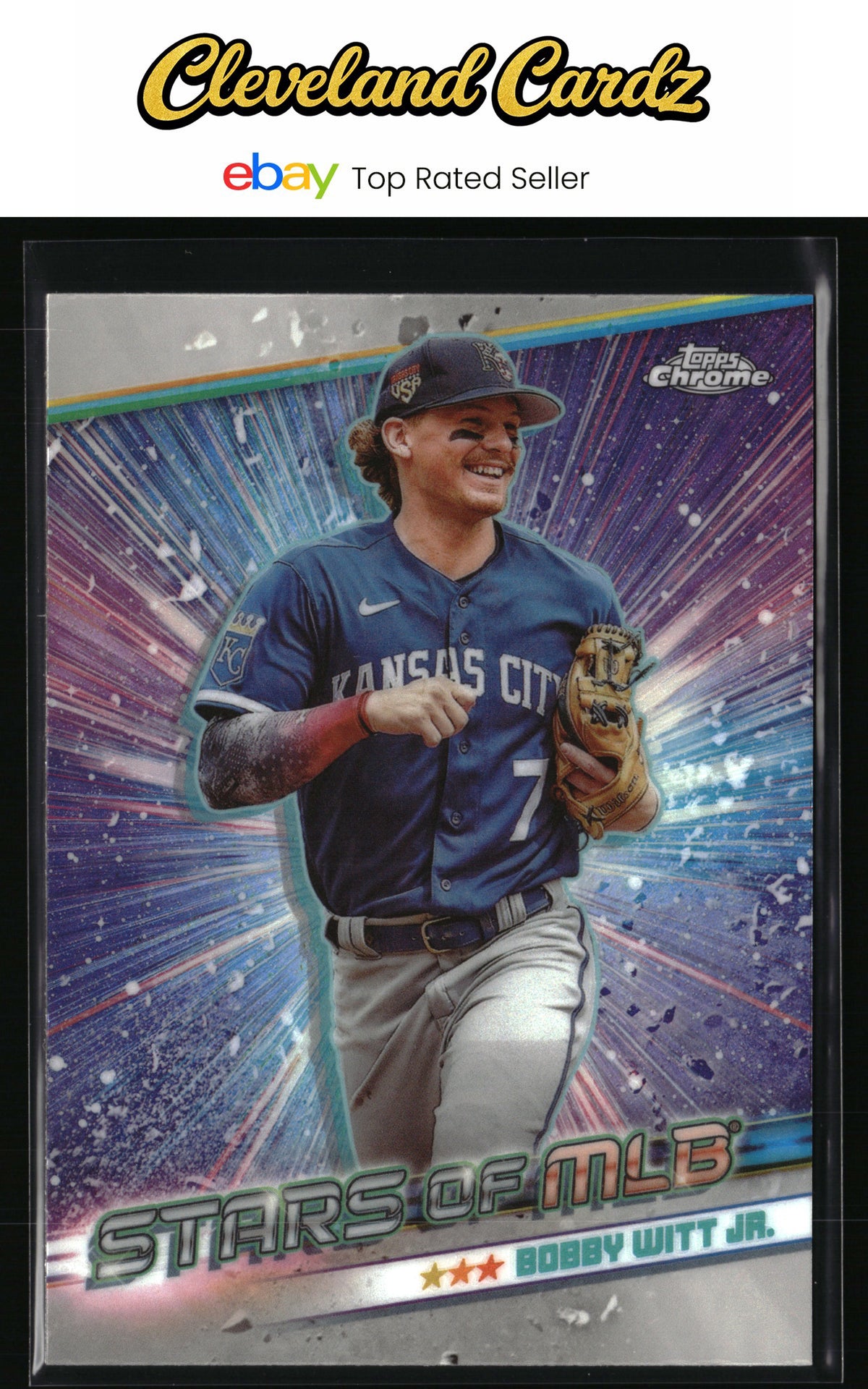2024 Topps #CSMLB-17 Bobby Witt Jr. Stars of MLB Chrome