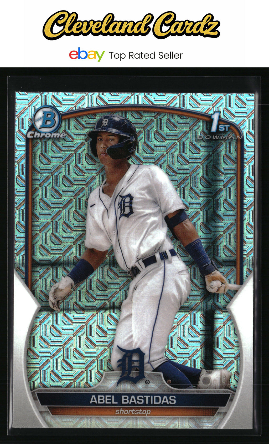 2023 Bowman #BCP-113 Abel Bastidas Chrome Prospects Mojo Refractors
