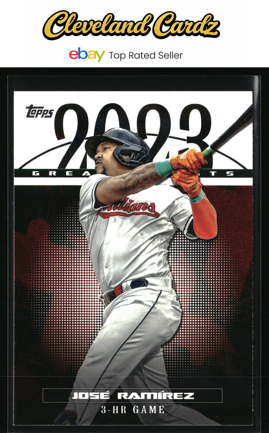 2024 Topps #23GH-4 José Ramírez 2023 Greatest Hits