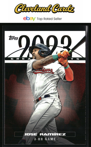 2024 Topps #23GH-4 José Ramírez 2023 Greatest Hits