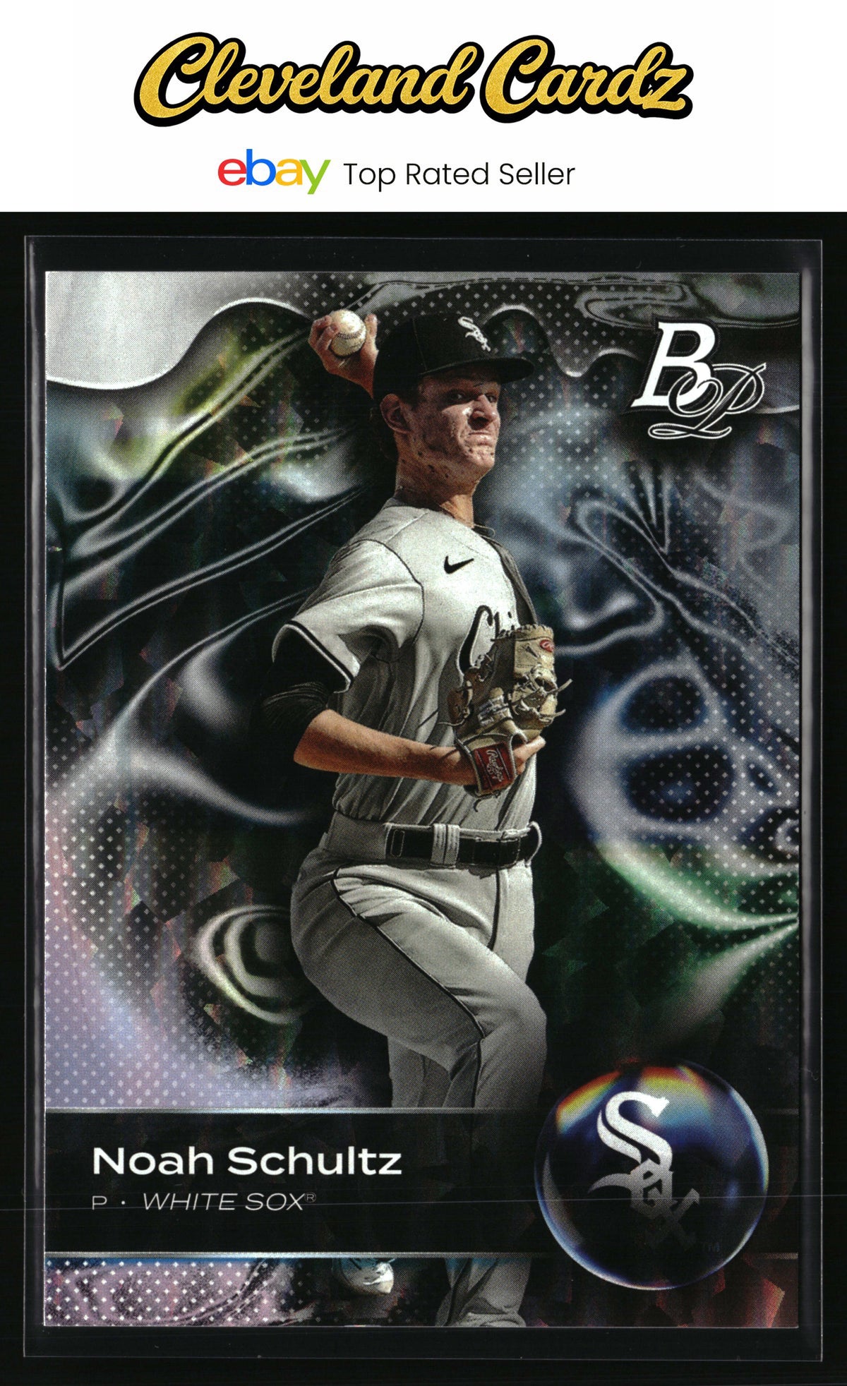 2023 Bowman Platinum #TOP-46 Noah Schultz Top Prospects Ice Foil