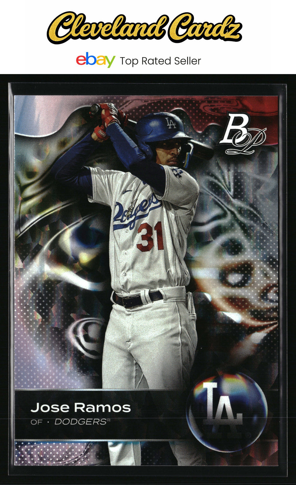 2023 Bowman Platinum #TOP-23 Jose Ramos Top Prospects Ice Foil