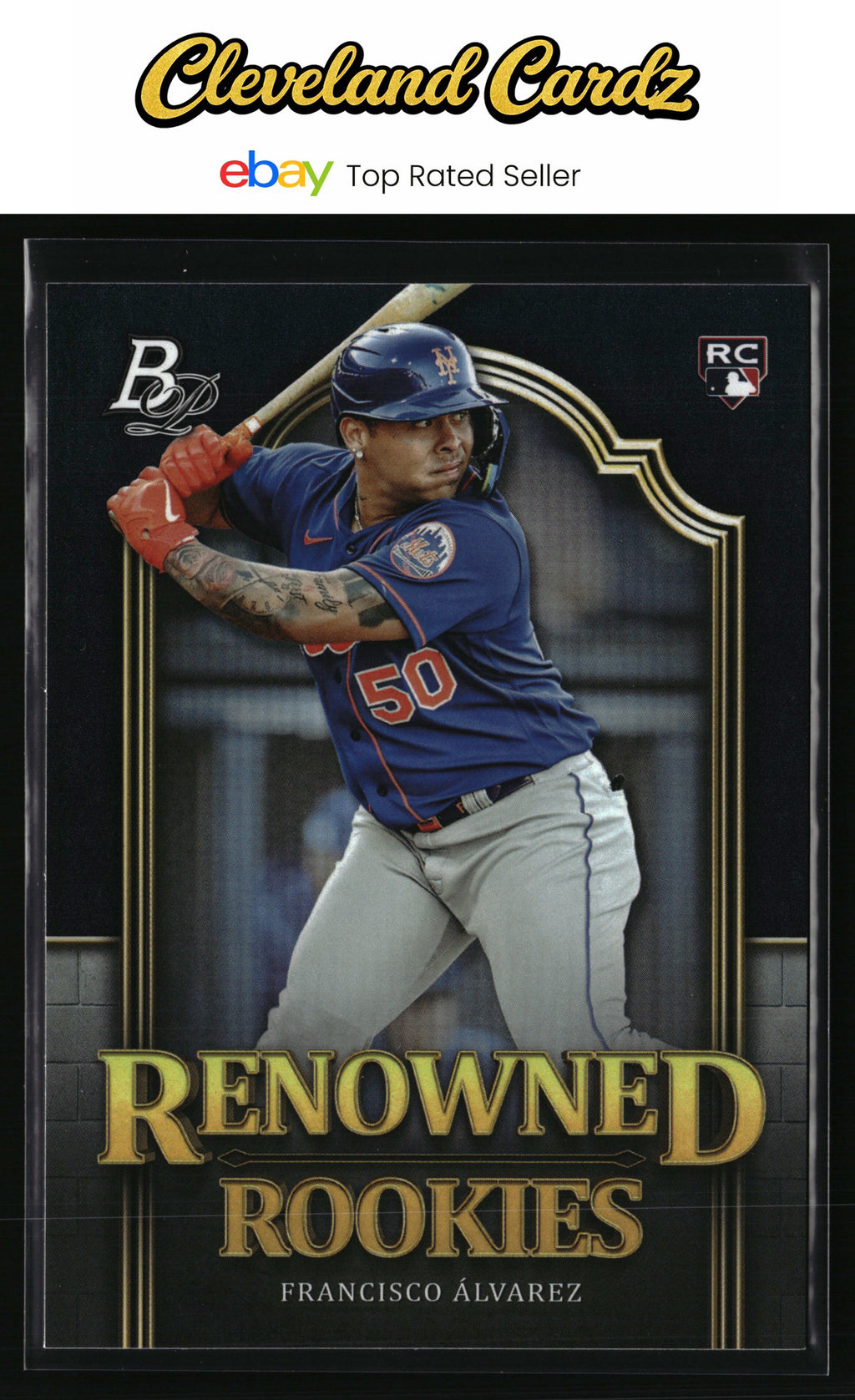 2023 Bowman Platinum #RR-2 Francisco Álvarez Renowned Rookies