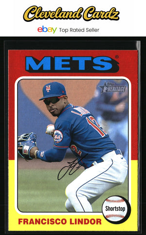 2024 Topps Heritage #117 Francisco Lindor