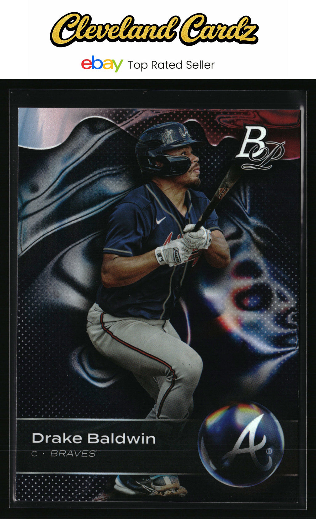 2023 Bowman Platinum #TOP-26 Drake Baldwin Top Prospects