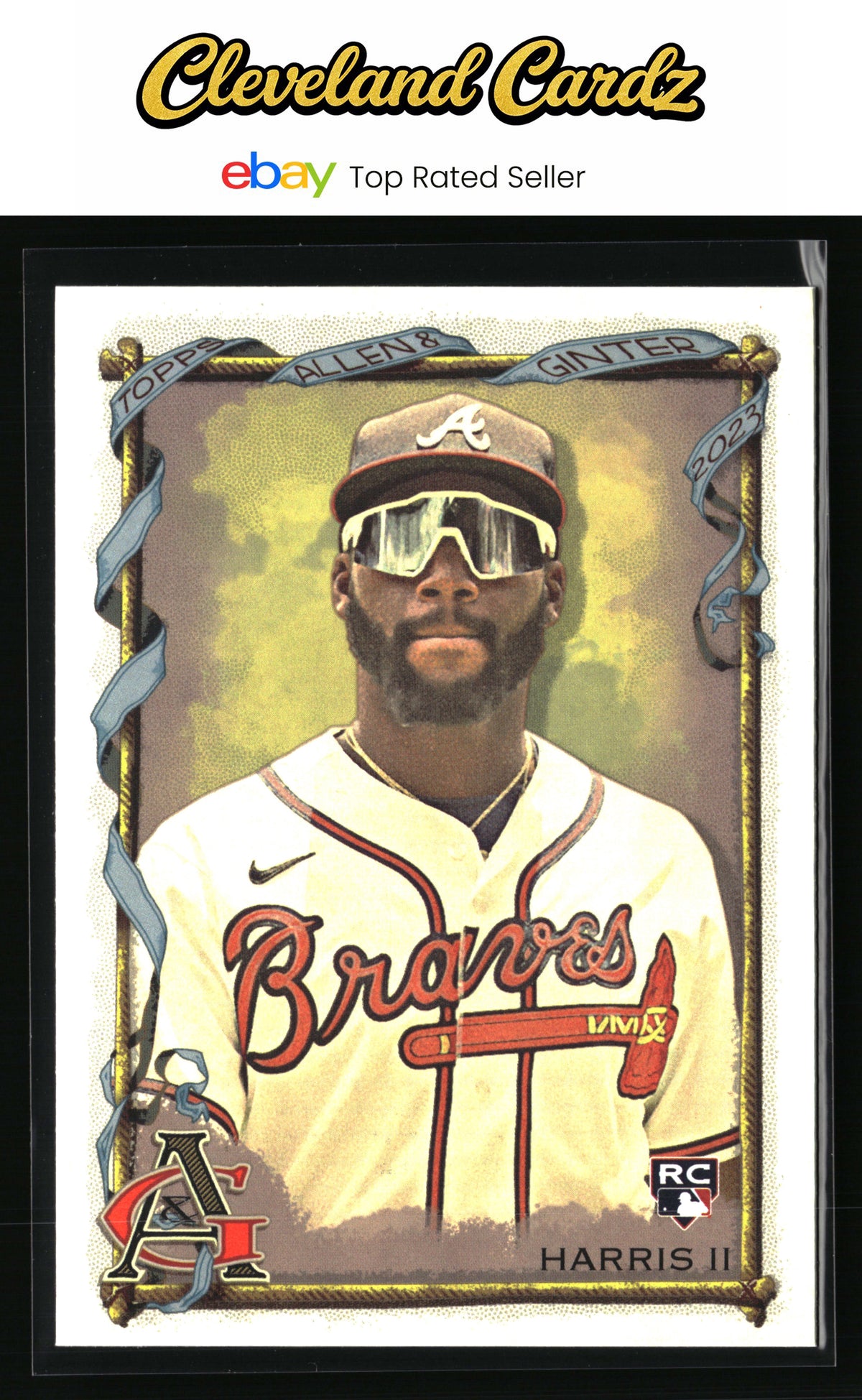 2023 Topps Allen & Ginter #12 Michael Harris II Silver Portrait