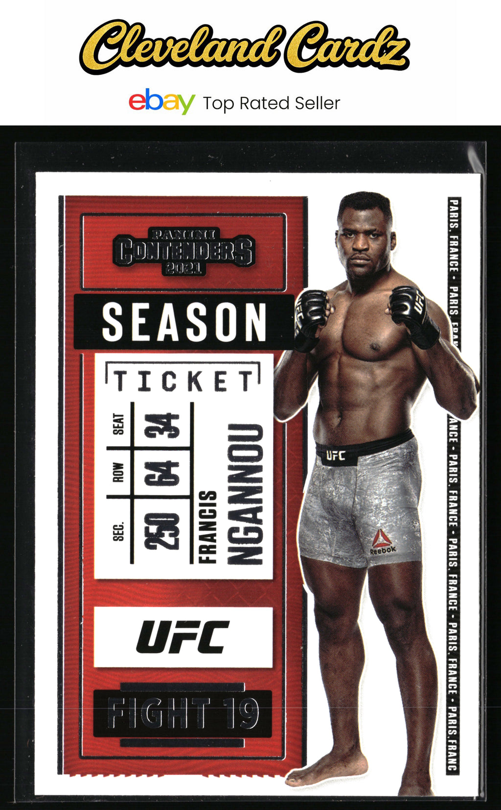 2021 Panini Chronicles UFC #4 Francis Ngannou