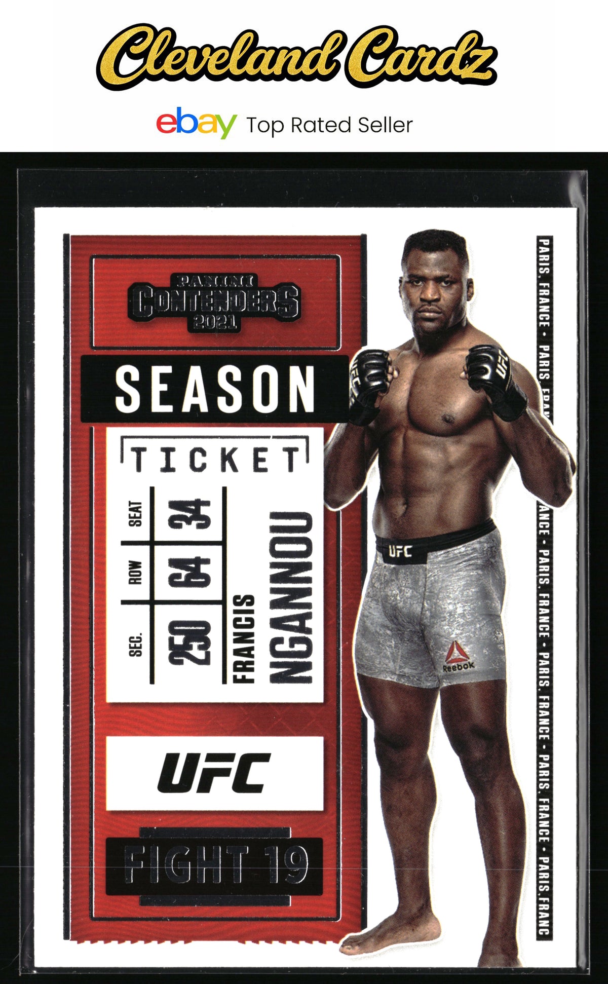 2021 Panini Chronicles UFC #4 Francis Ngannou