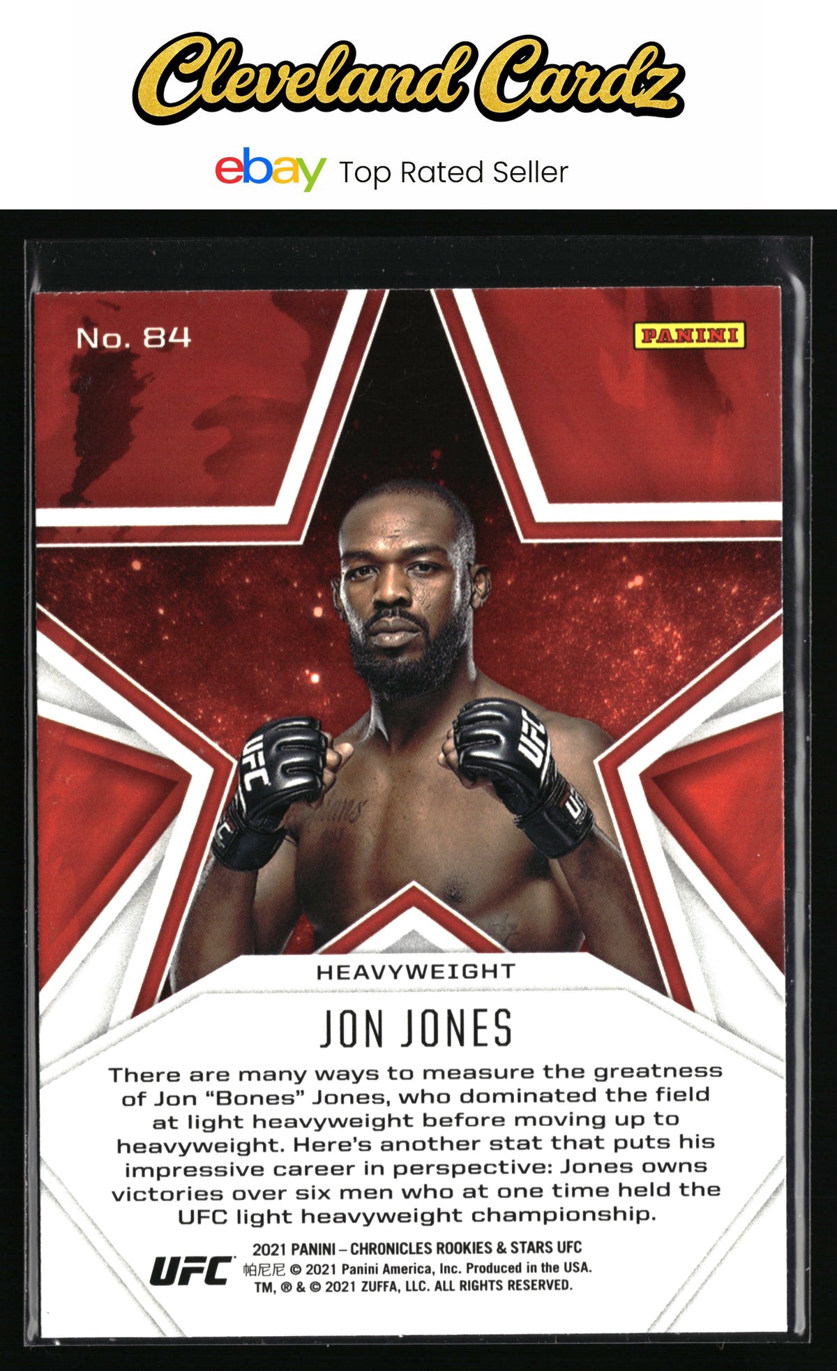 2021 Panini Chronicles UFC #84 Jon Jones