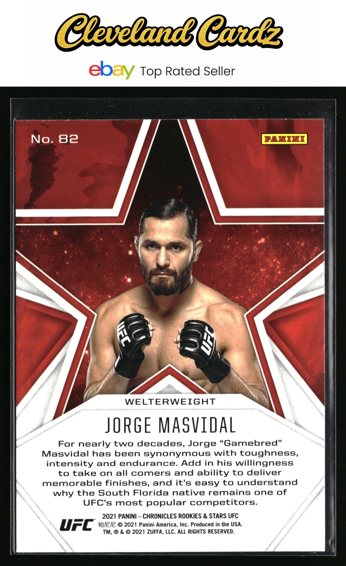2021 Panini Chronicles UFC #82 Jorge Masvidal