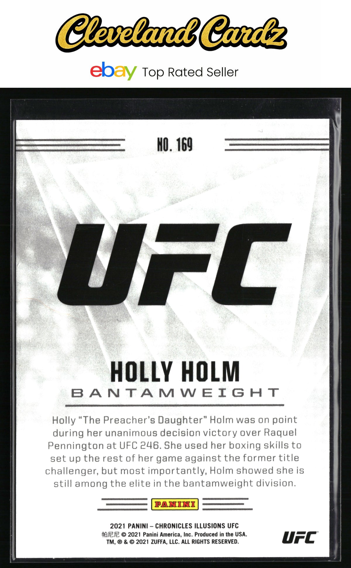 2021 Panini Chronicles UFC #169 Holly Holm