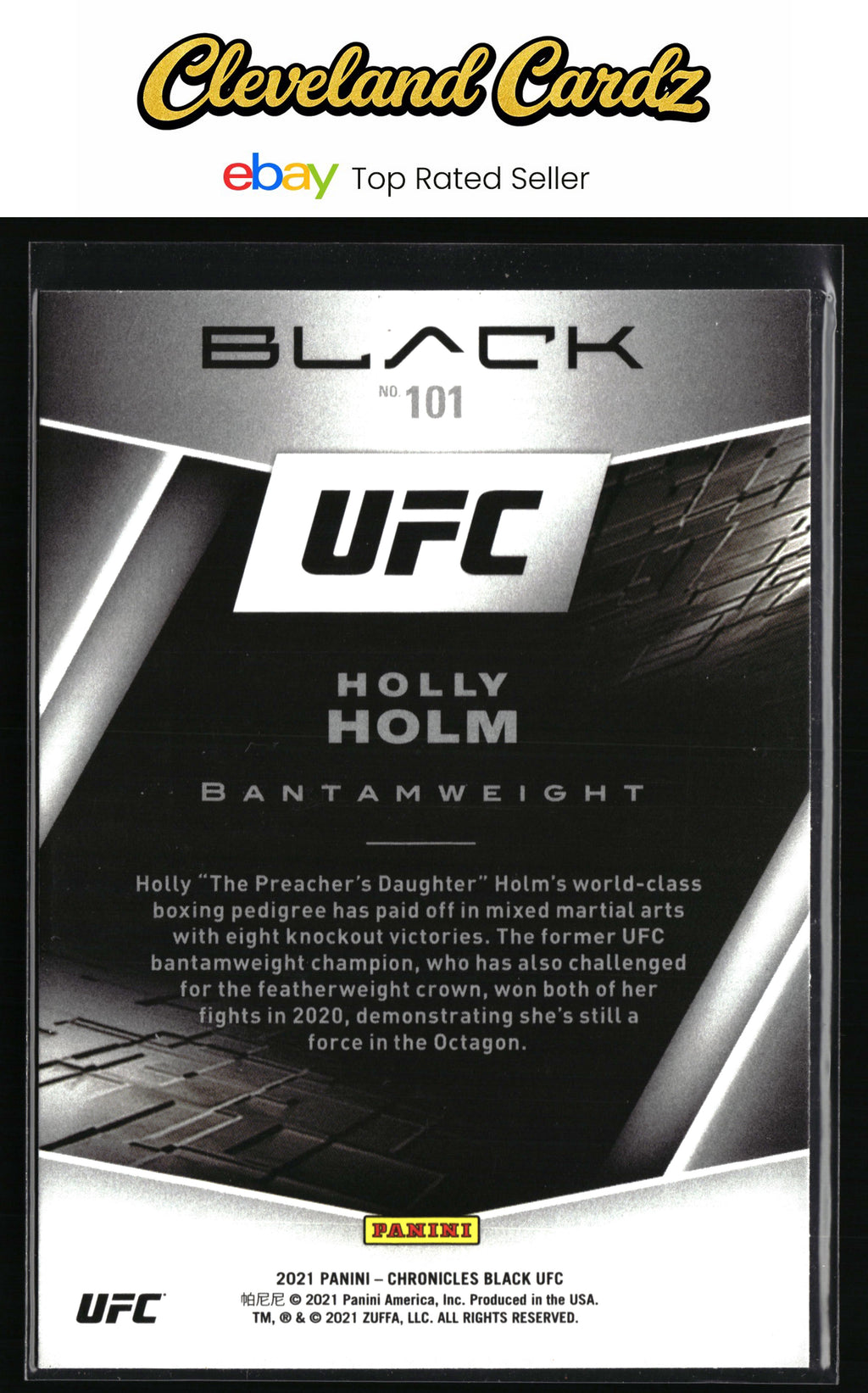2021 Panini Chronicles UFC #101 Holly Holm