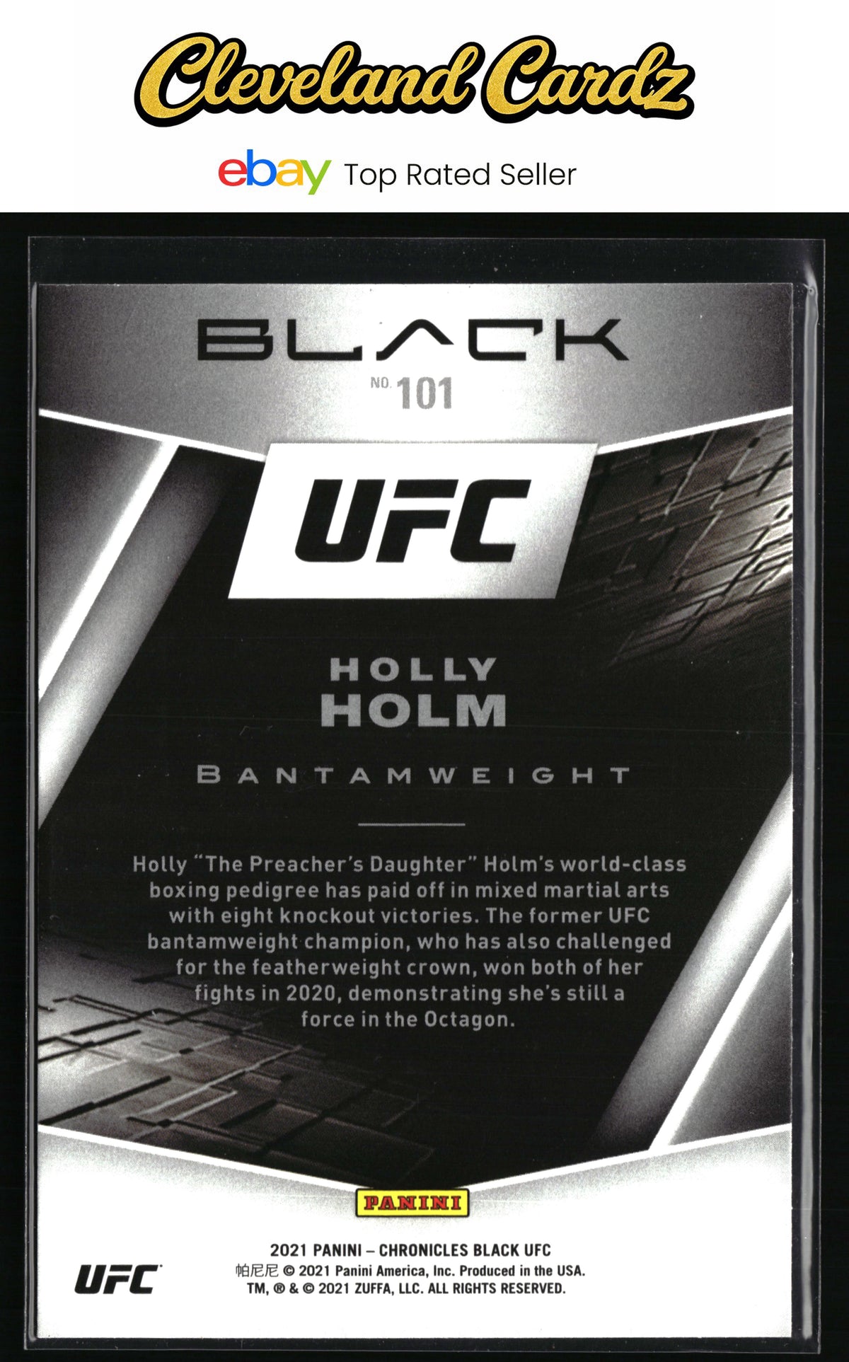 2021 Panini Chronicles UFC #101 Holly Holm