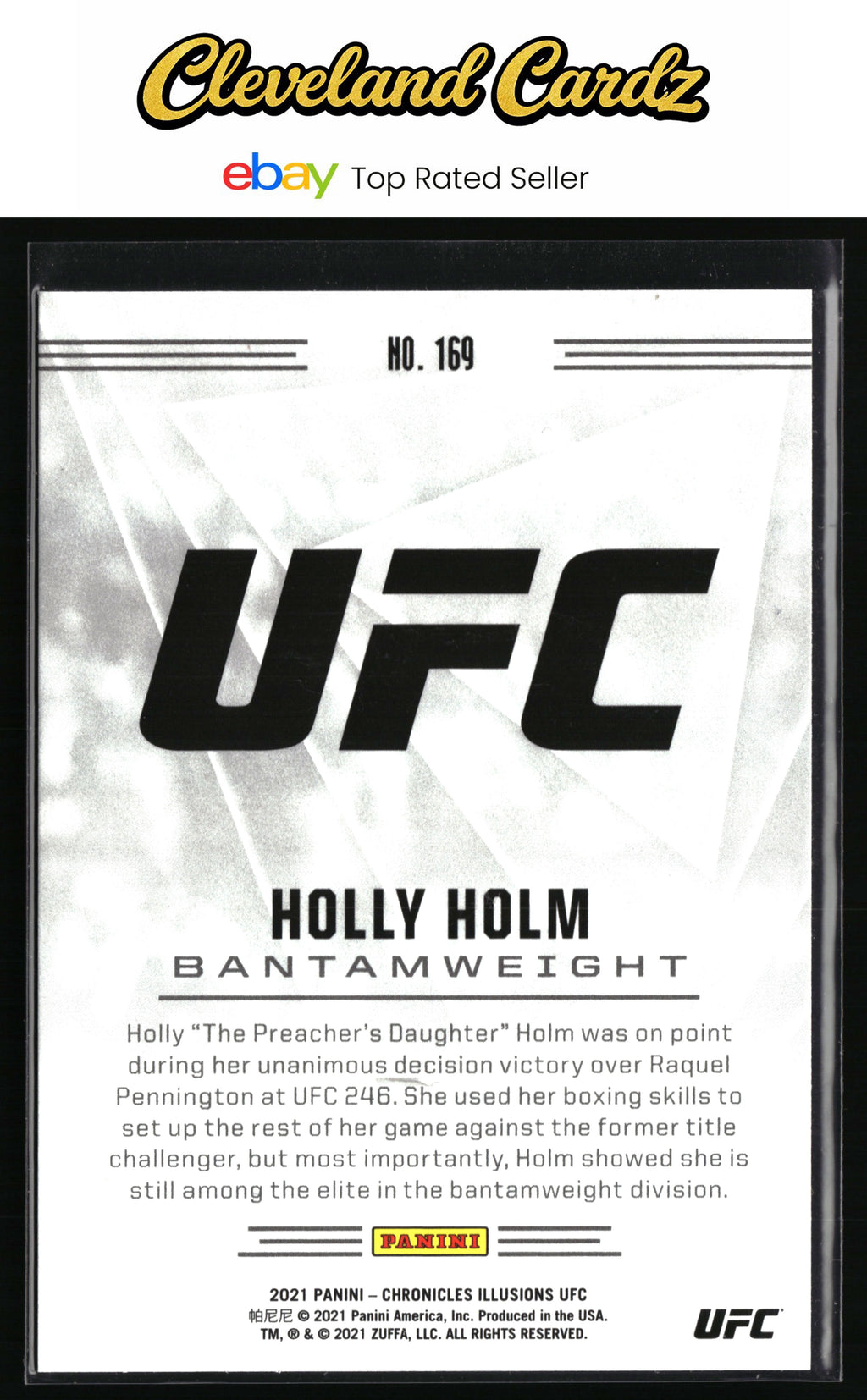 2021 Panini Chronicles UFC #169 Holly Holm