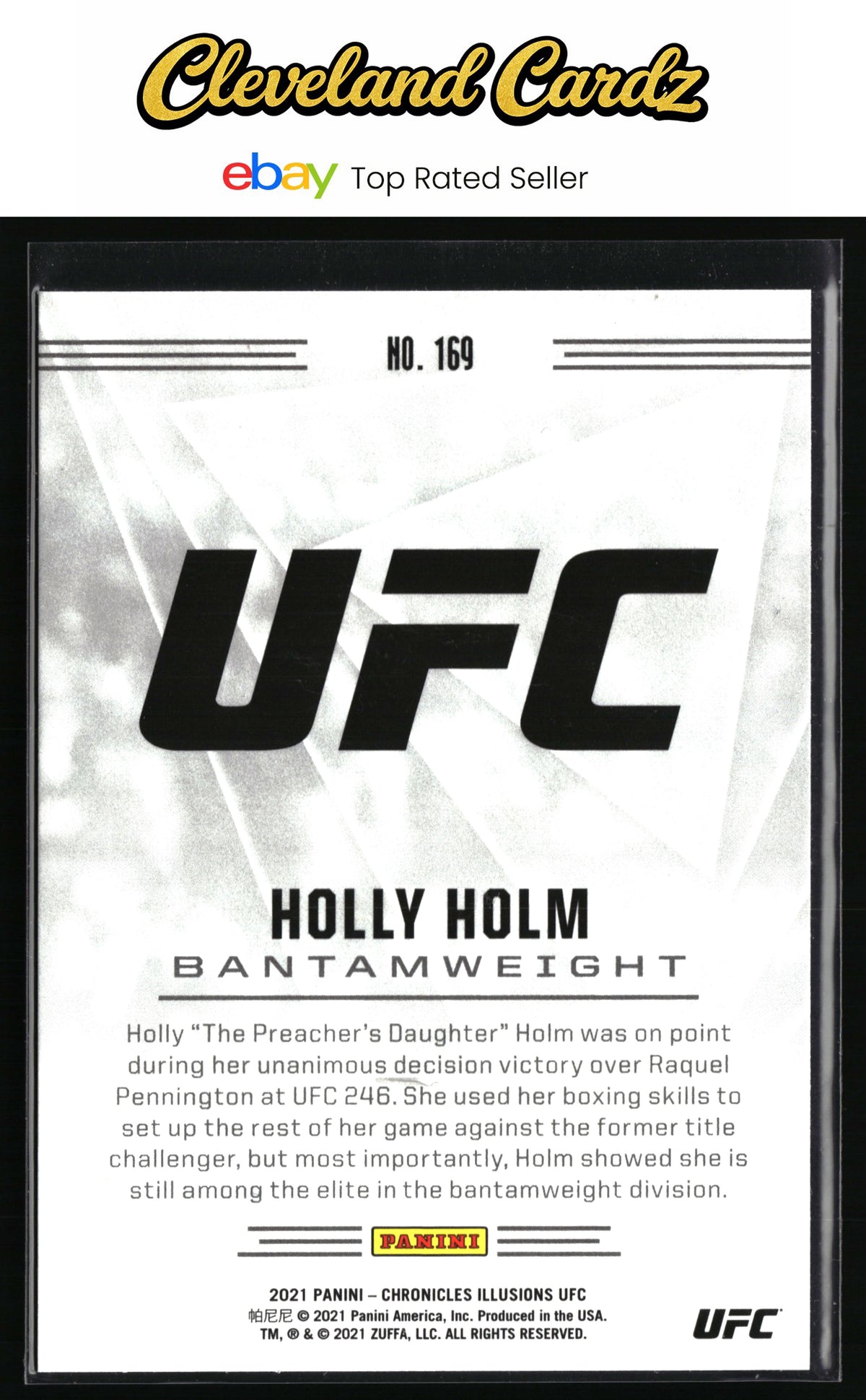2021 Panini Chronicles UFC #169 Holly Holm