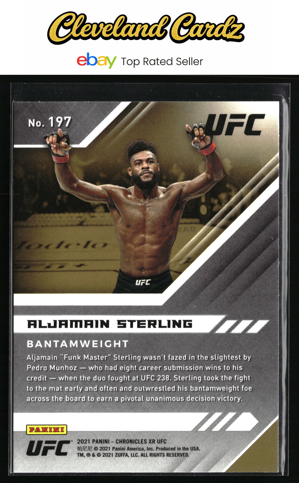 2021 Panini Chronicles UFC #197 Aljamain Sterling