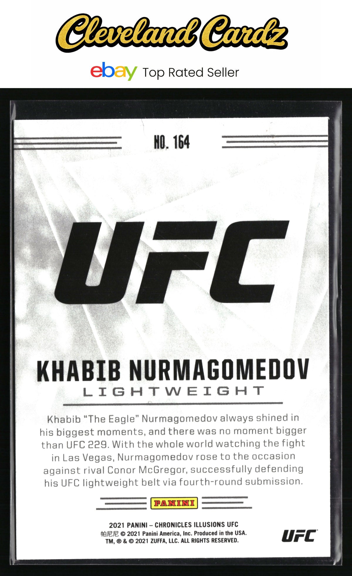 2021 Panini Chronicles UFC #164 Khabib Nurmagomedov