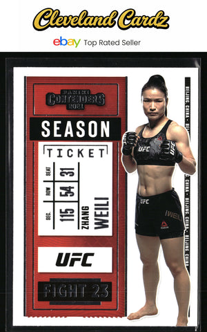 2021 Panini Chronicles UFC #10 Zhang Weili