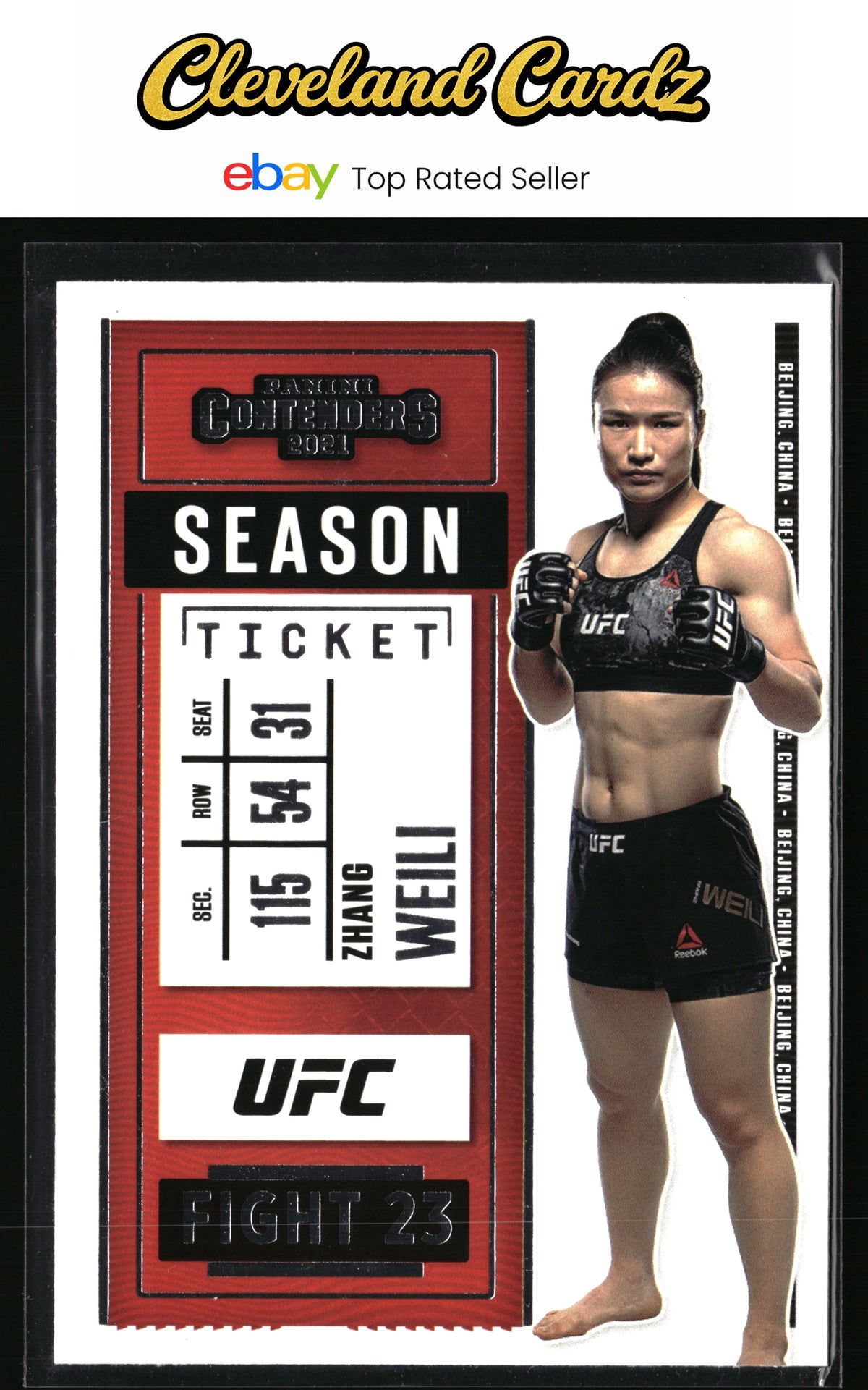 2021 Panini Chronicles UFC #10 Zhang Weili