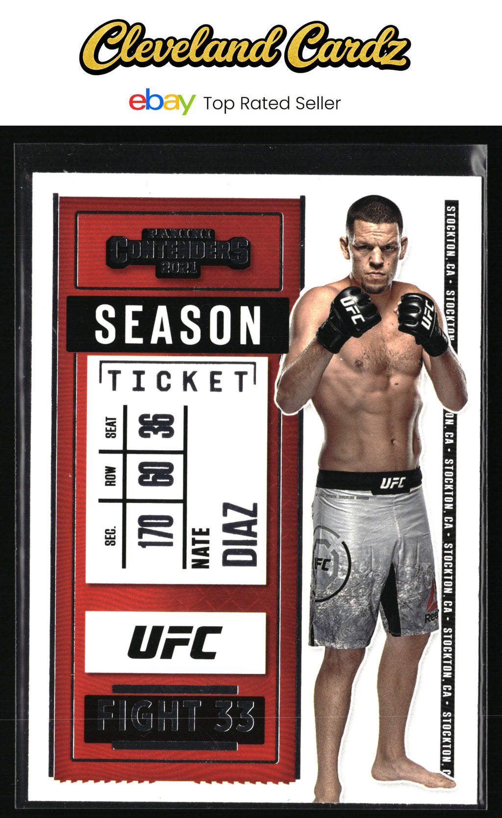 2021 Panini Chronicles UFC #6 Nate Diaz